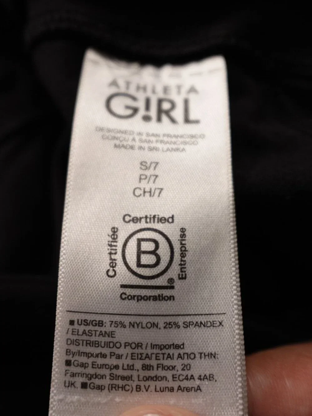 Athleta Girl Treasure Tight Chit Chat Flare Pant Girls Small Navy Black Lot of 2